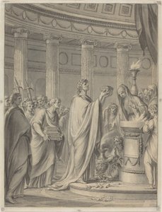 Ett gammalt offer av Clément Pierre Marillier