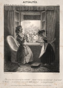 Nyheter: ---Men jag är därför en mycket betydande karaktär, 1841. av Clémente Pruche