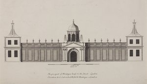 British Museum, Holborn, ca 1750
