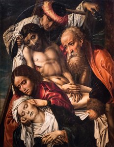 Nedtagning från korset, ca 1520 (Tempera och olja på trä (ek))