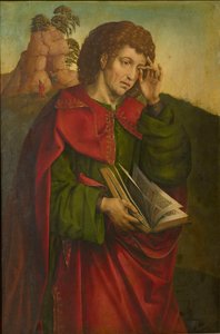 Den helige Johannes evangelisten gråter, ca. 1500. av Colijn de Coter