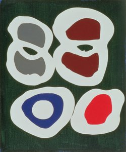 Cross-Cut, 1998 (akryl på duk)
