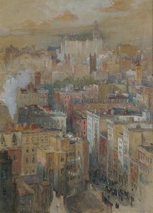 Utsikt över New York City, ca 1910