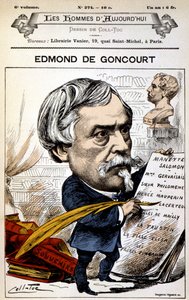 Edmond de Goncourt - av Coll-Toc (Coll Toc), i "" Les Hommes d