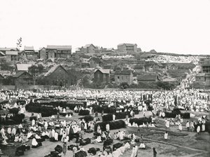 Marknaden, Antananarivo, Madagaskar, 1895. av Colonel Stewart