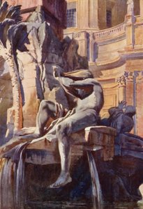 Fontänen på Piazza Navona, Rom av Commendator Formilli