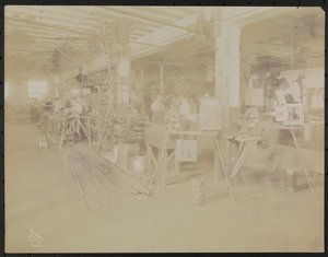 Dressler & Co. filmlaboratorium med människor som arbetar, New York av Company Byron