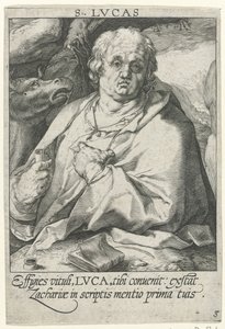 Evangelisten Lukas De fyra evangelisterna (serietitel) av Conrad Goltz (possibly)