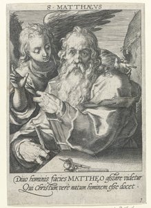 Evangelisten Matteus De fyra evangelisterna (serietitel) av Conrad Goltz (possibly)