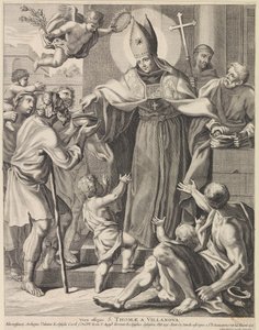 H. Thomas van Villanueva Vera effigies S. Thomae A Villanova (titel på objekt) av Conrad Lauwers
