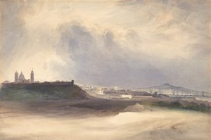 Inflygning till Montevideo, Uruguay, 1832.