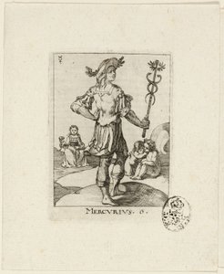 Mercurius, plansch sex från Der VII Planeten av Conrad Meyer