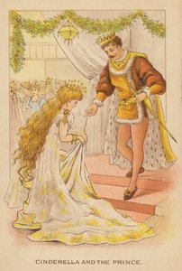 Cinderella (färglitografi) av Constance Haslewood