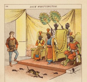 Dick Whittington (färglitografi) av Constance Haslewood