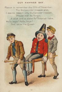 Nursery rim: Guy Fawkes Day (chromolitho) av Constance Haslewood