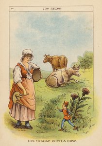Tom Thumb (färglitografi) av Constance Haslewood