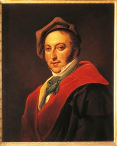 Italien, porträtt av Gioacchino Rossini av Constance Marie Mayer-Lamartiniere