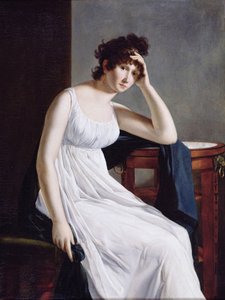 Självporträtt, 1800-tal av Constance Mayer