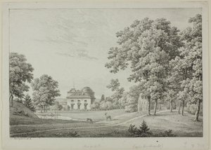 Château de Bagatelle i Bois de Boulogne av Constant Bourgeois