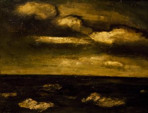 Seascape, av Constant Permeke (1886-1952). Belgien, 1900-talet.