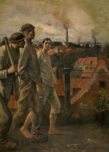 Return from the Mine (olja på duk)