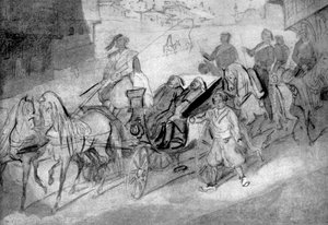 Turkiska tjänstemän, 1930 av Constantin Guys