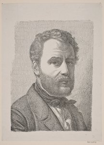 Porträtt av Wilhelm Marstrand av Constantin Hansen