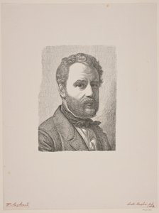 Porträtt av Wilhelm Marstrand av Constantin Hansen