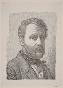 Porträtt av Wilhelm Marstrand av Constantin Hansen