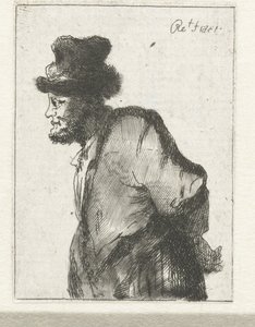 Bonde med händerna bakom ryggen av Constantino Cumano (possibly)