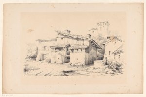 Hus och torn The Landscape (serietitel) av Constantinus Cornelis Huysmans