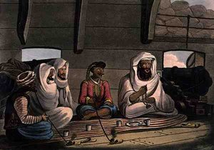 Moors on Board the Swiftsure, graverad av Joseph Constantine Stadler (fl.1780-1812) utgiven av I. White, London