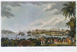 Nordostlig vy över Fort Louis (Fort Saint Louis), Martinique, 5 februari - 22 mars