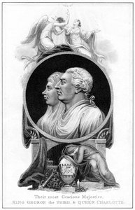 Kung George III och drottning Charlotte, 1800-talet