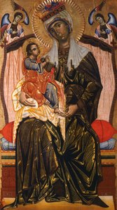 Madonna och barn, av Coppo di Marcovaldo (ca 1220-efter 1276)