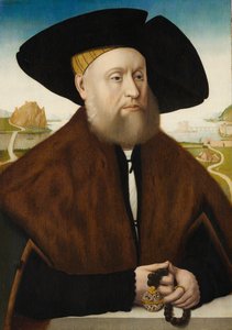 Henrik av Rhen till Mohren 1477-1536, sent 1520-tal. av Copy after Conrad Faber von Creuznach.