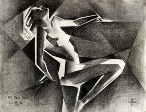 Art déco-dansare av Corné Akkers