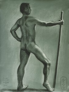 Studie av en klassisk manlig figur av Corné Akkers