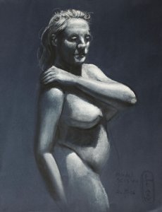 En graciös nakenfigur