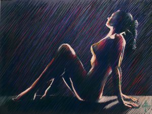 Sensuell nakenfigur av Corné Akkers