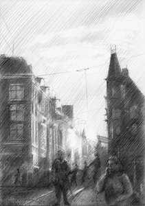 Stadsskiss av Corné Akkers