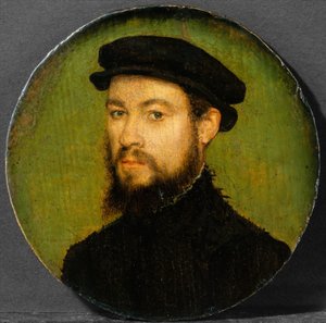 Porträtt av en man, ca. 1545. av Corneille de Lyon
