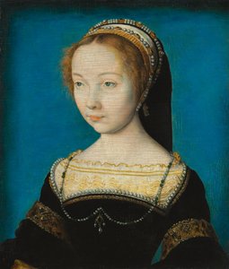 Porträtt av en kvinna, ca. 1540.