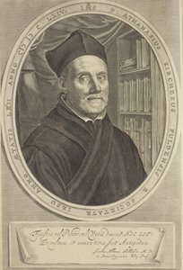 Porträtt av Athanasius Kircher 1602-1680, 1664 av Cornelis Abrahamsz. Bloemaert II
