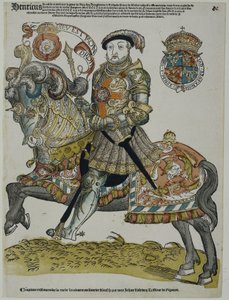 Porträtt av Henrik VIII av England av Cornelis Anthonisz. (manner of)