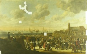 Charles II av Englands avgång från Scheveningen den 2 juni 1660
