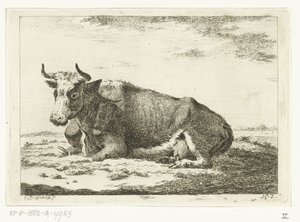 Landskap med liggande ko med horn Kor (serietitel)