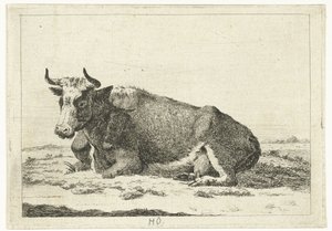 Landskap med liggande ko med horn Kor (serietitel)