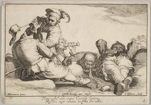 Sysselsättningens nöjen. av Cornelis Bloemaert