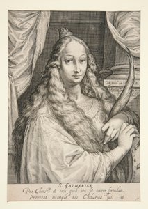 Den heliga Katarina av Alexandria av Cornelis Boel